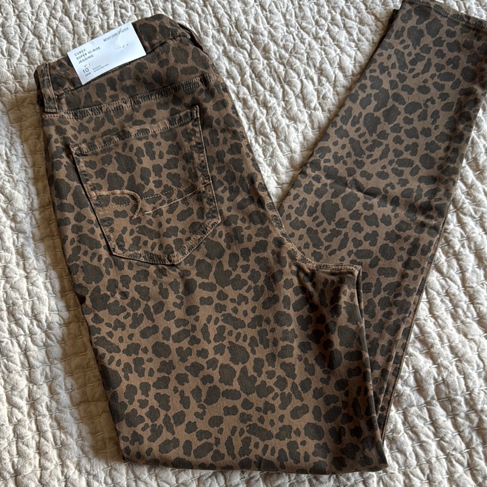 American Eagle Outfitters Leopard Print Jeggings
